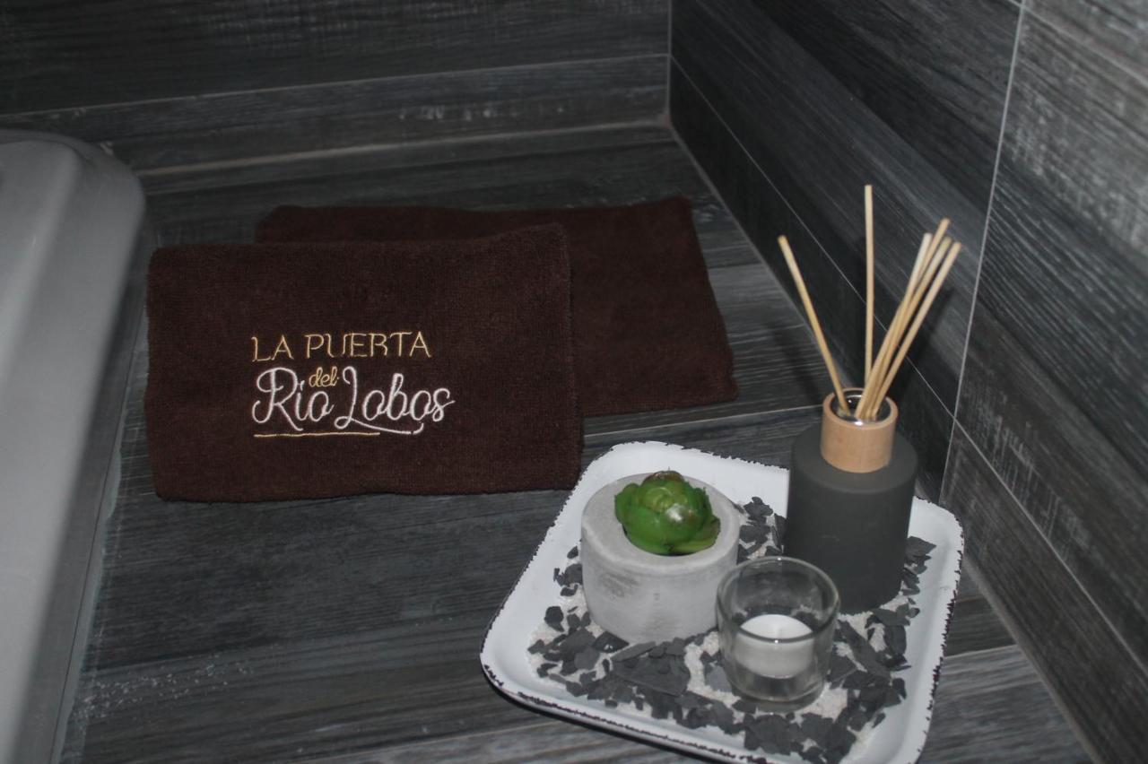 Casa Rural La Puerta Del Rio Lobos San Leonardo de Yagüe Kültér fotó