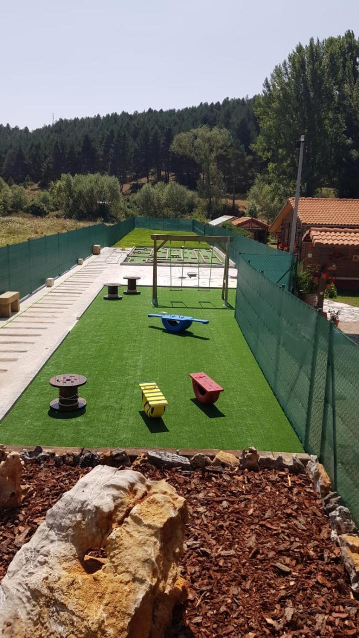 Casa Rural La Puerta Del Rio Lobos San Leonardo de Yagüe Kültér fotó